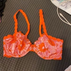 Perfect poppies unlined lace Demi bra Savage x fenty